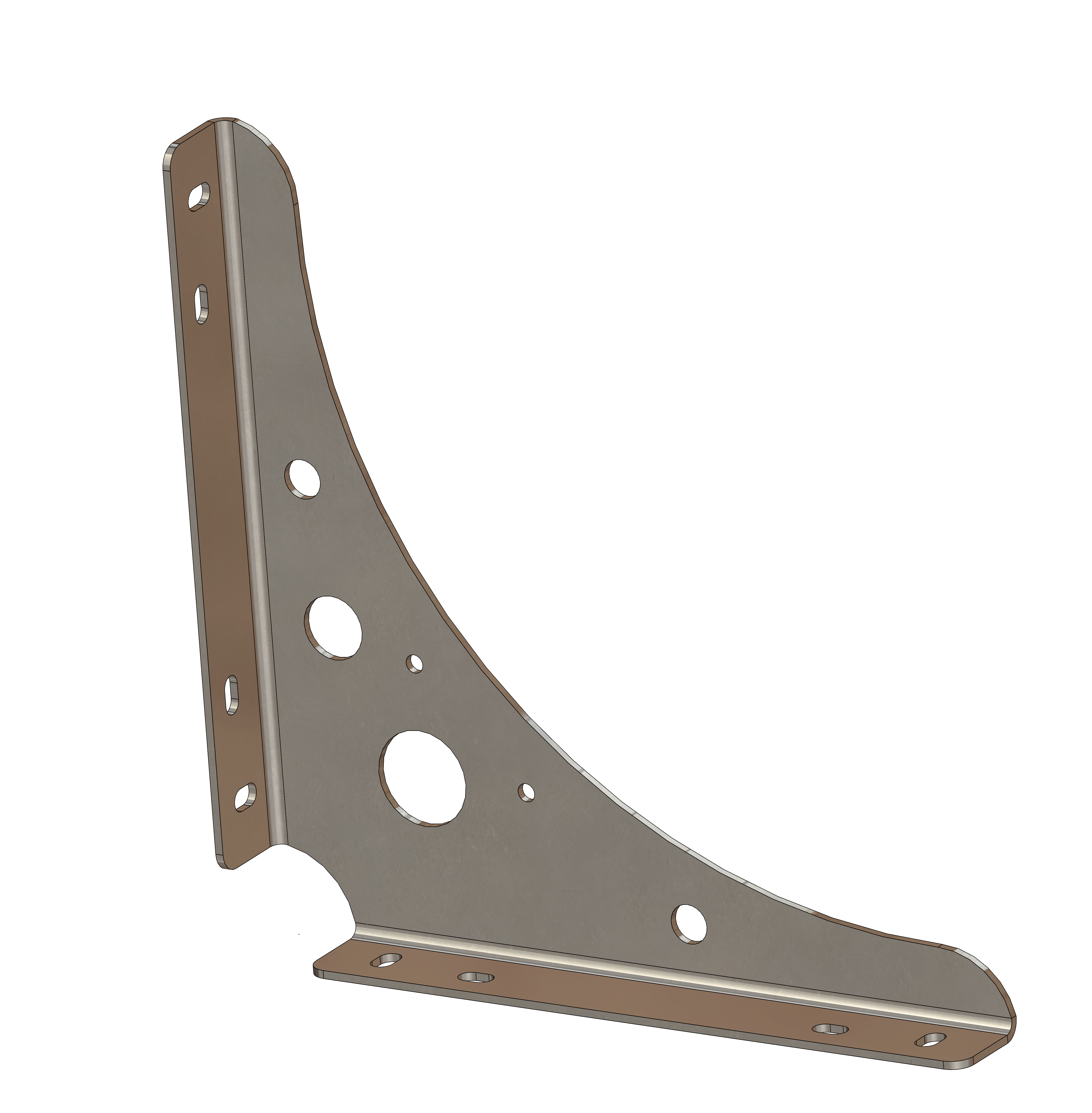 RLC 200 x 200 x 25 x 2 mm Euro Bracket