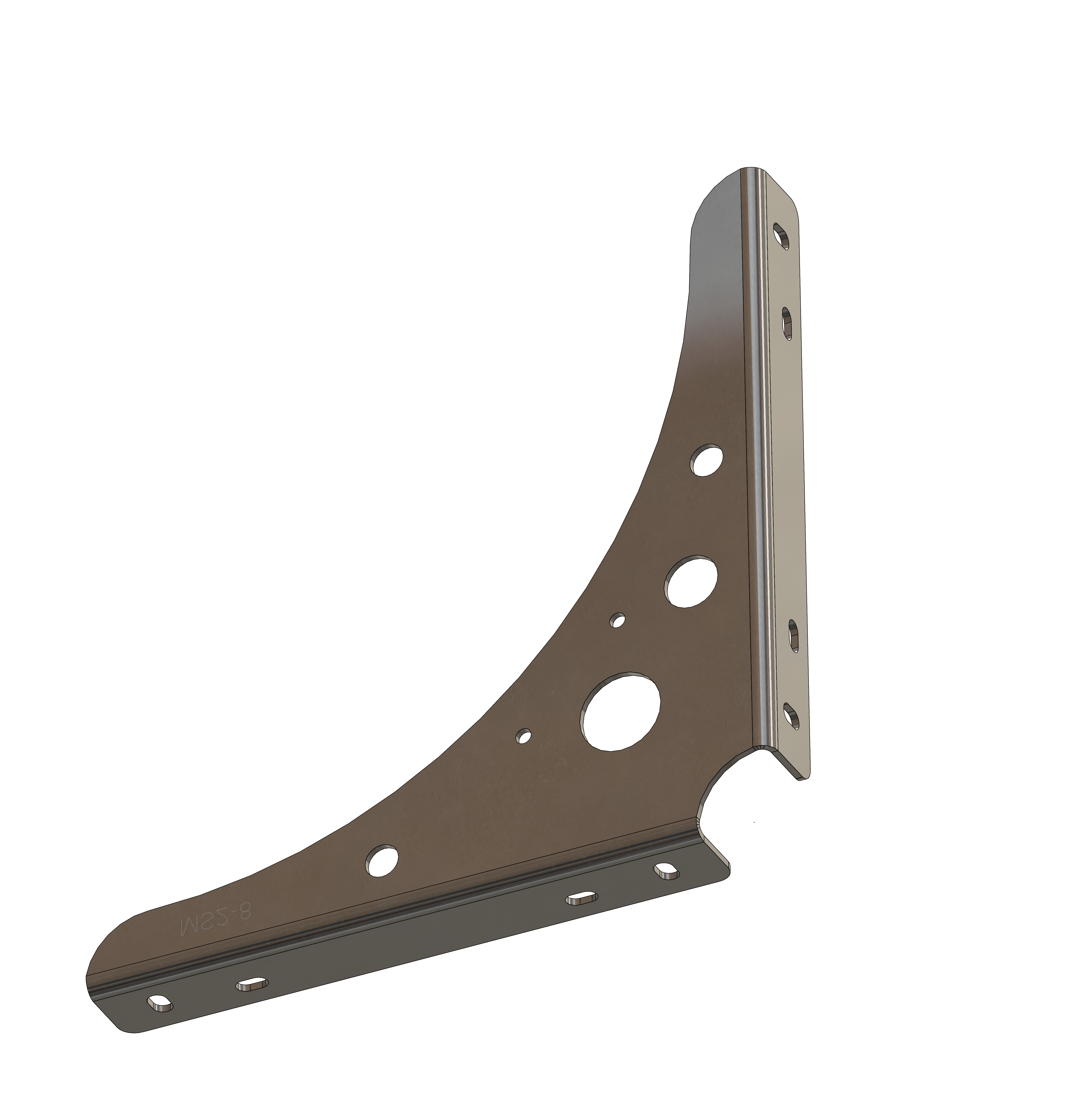 RLC 200 x 200 x 25 x 2 mm Euro Bracket