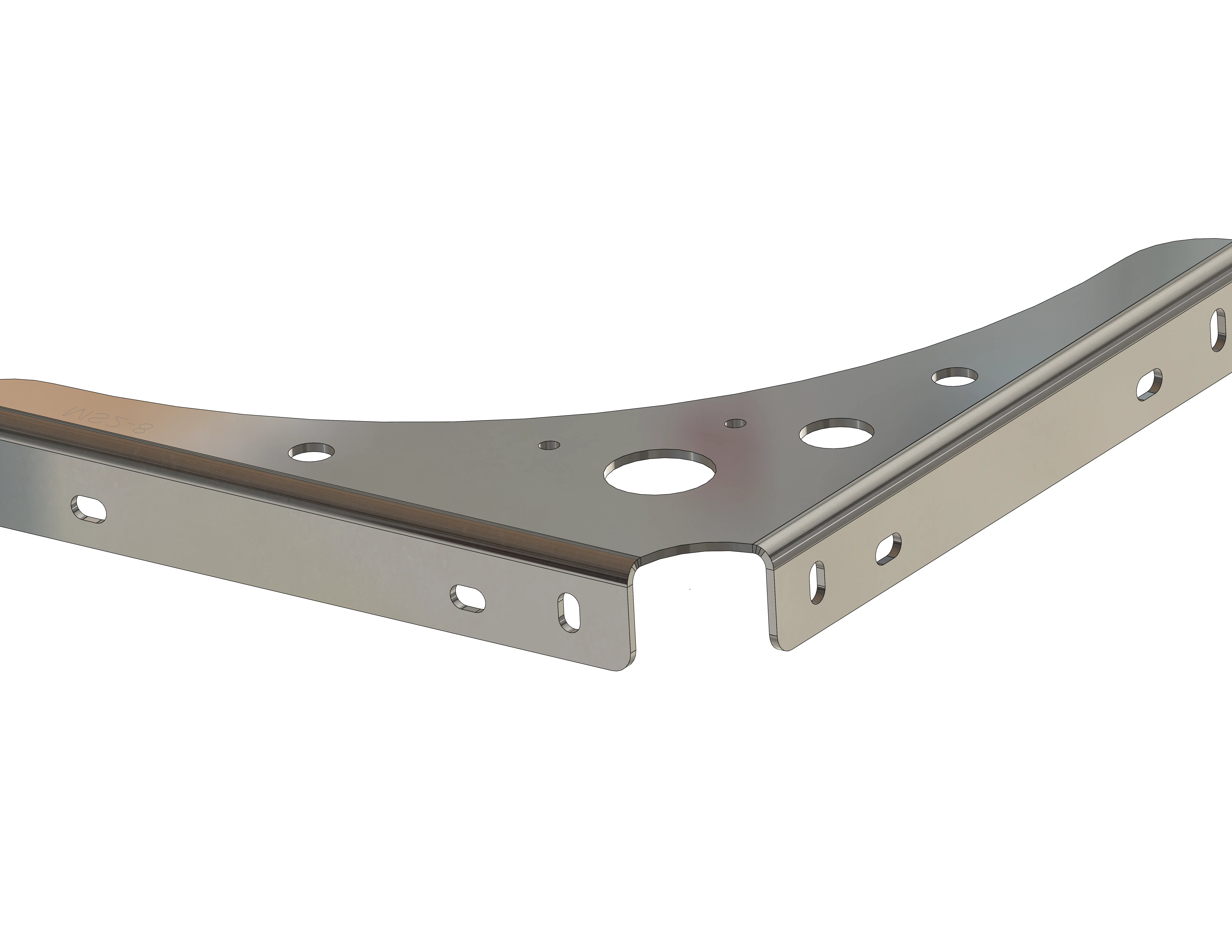 RLC 200 x 200 x 25 x 2 mm Euro Bracket