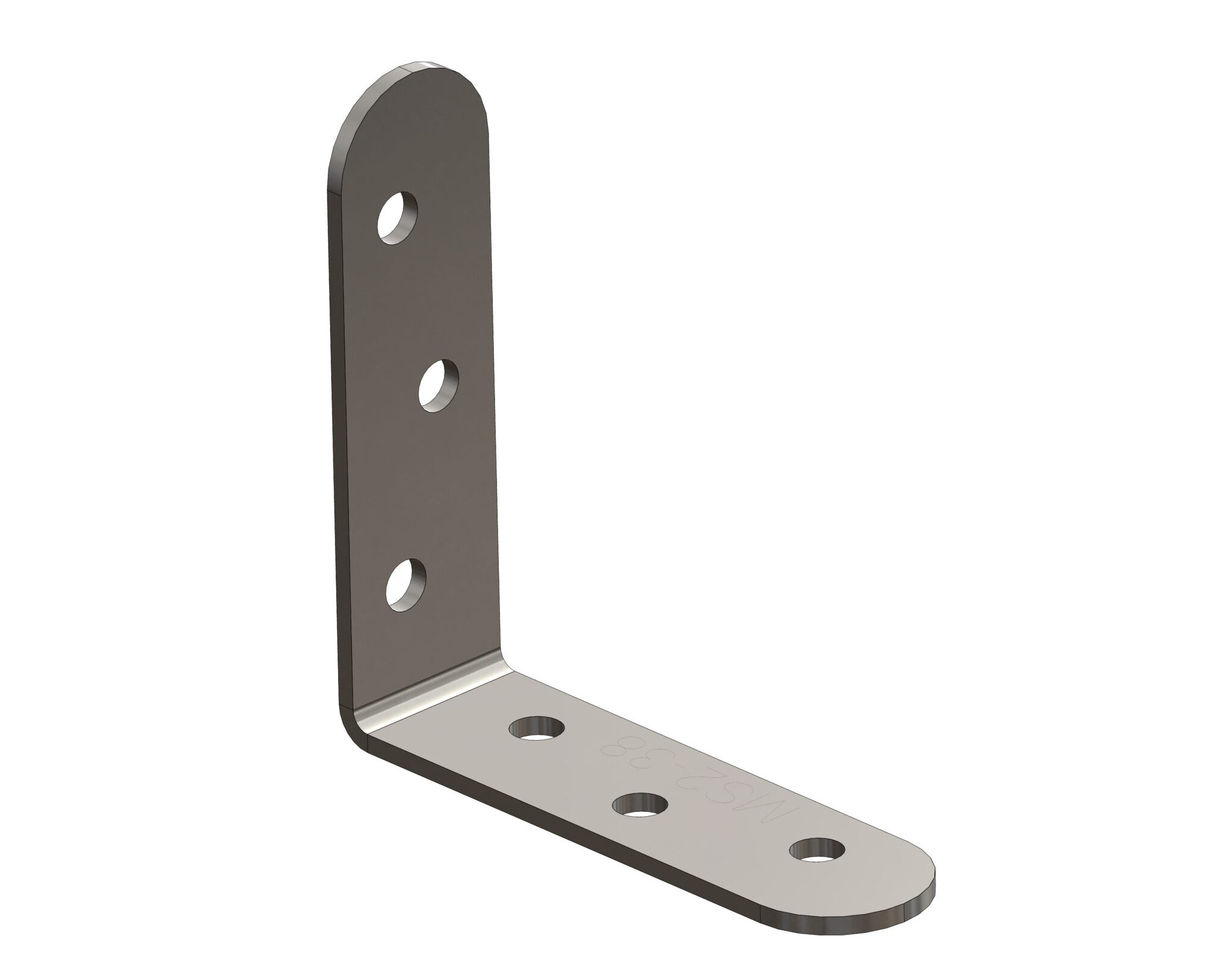RLC 70 X 70 X 20 X 2 mm Round Angle Brackets