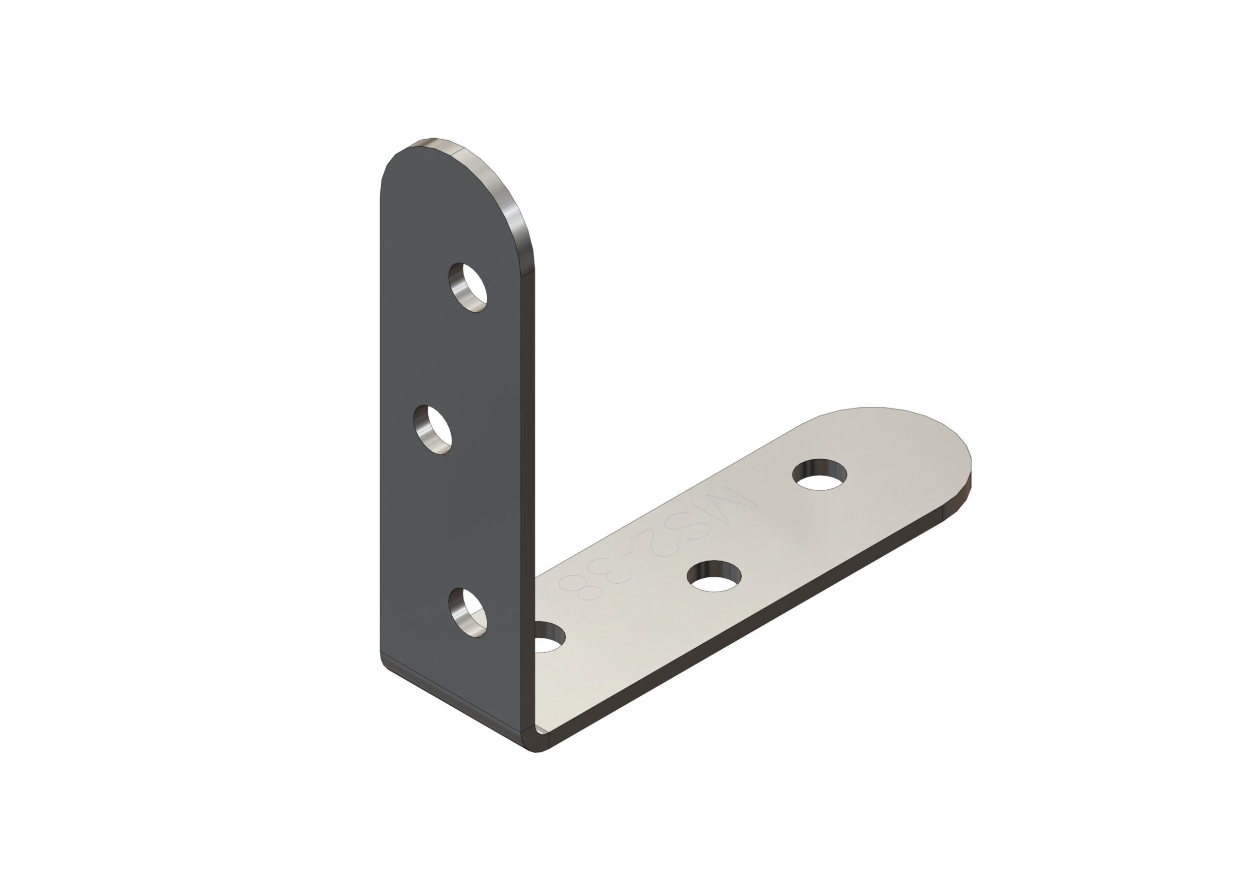 RLC 70 X 70 X 20 X 2 mm Round Angle Brackets