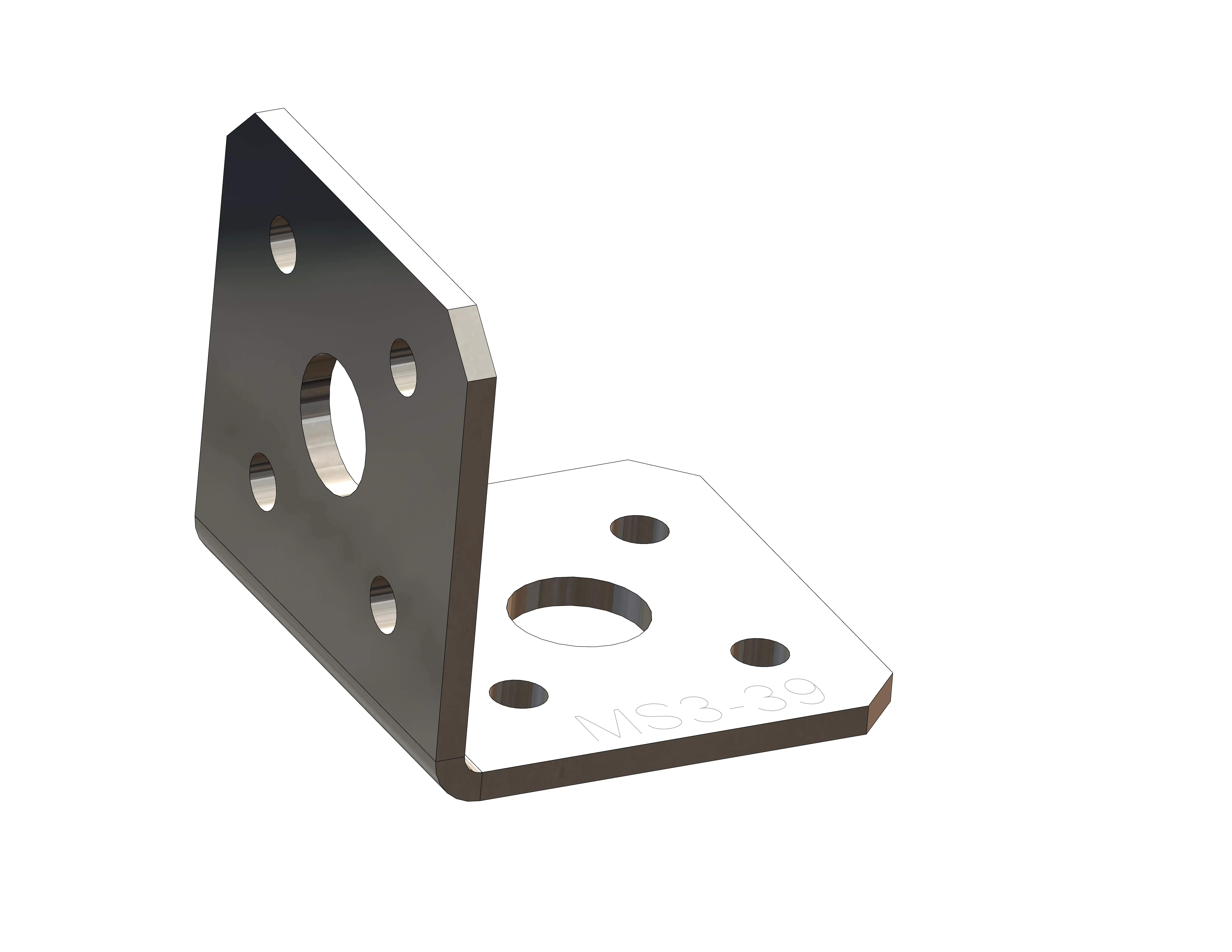 RLC 50 x 50 x 50 x 3 mm L shaped angle brackets