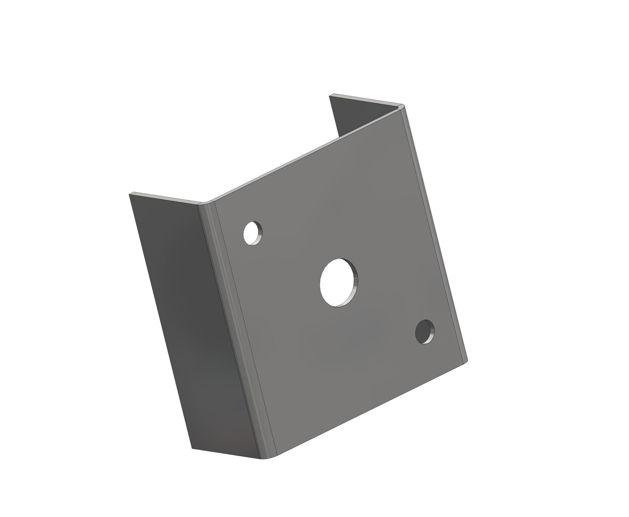 RLC 75 x 75 x 30 x 1.6mm Internal Fixing Post Bracket