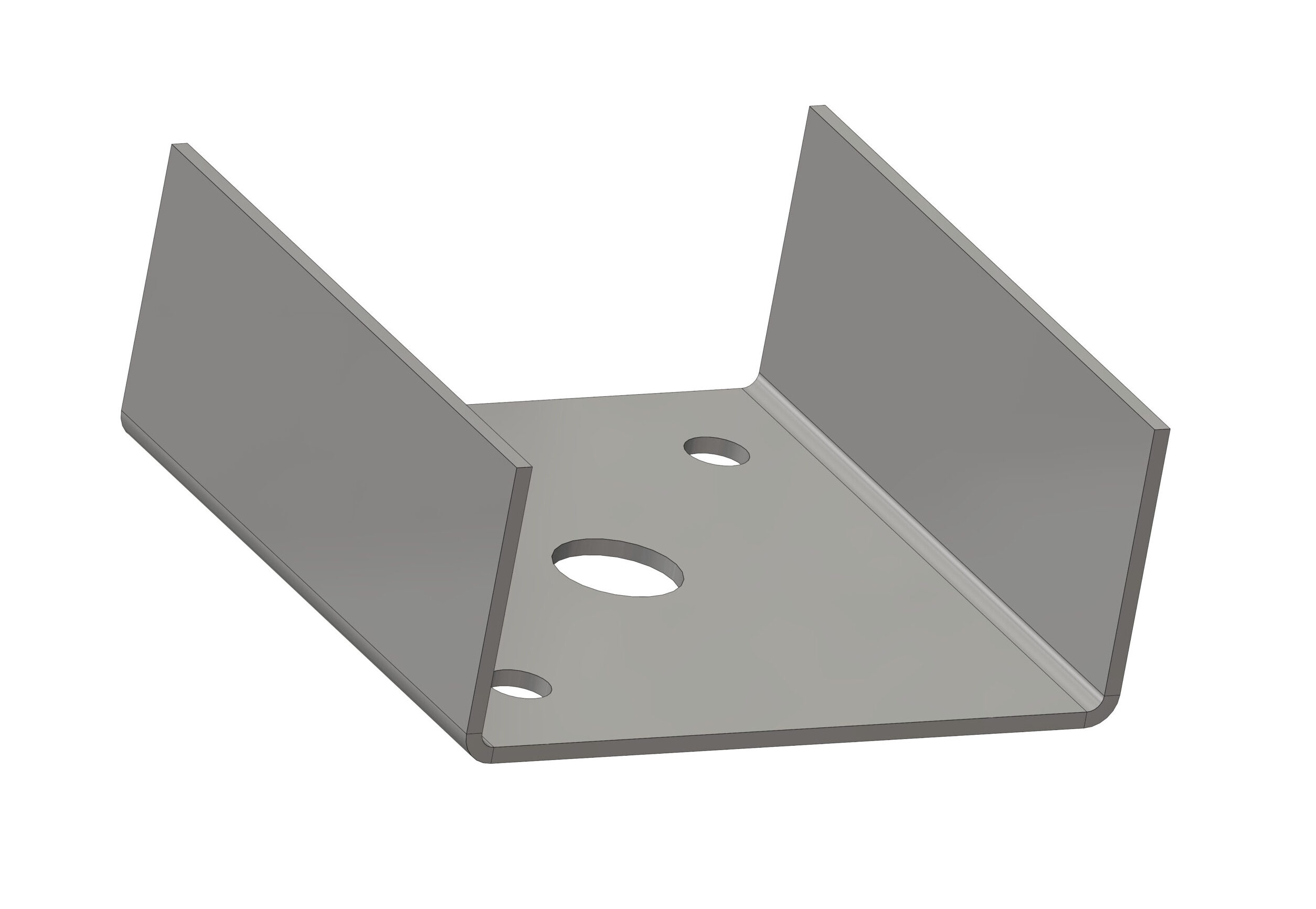 RLC 75 x 75 x 30 x 1.6mm Internal Fixing Post Bracket