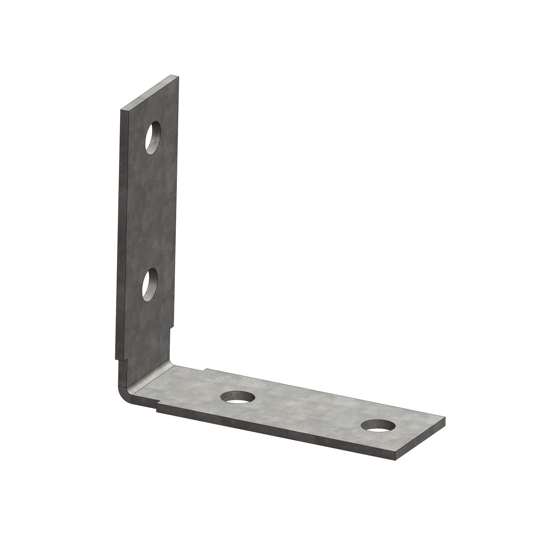 RLC 100 x 100 x 35 x 3 mm M10 Galvanised Angle Bracket