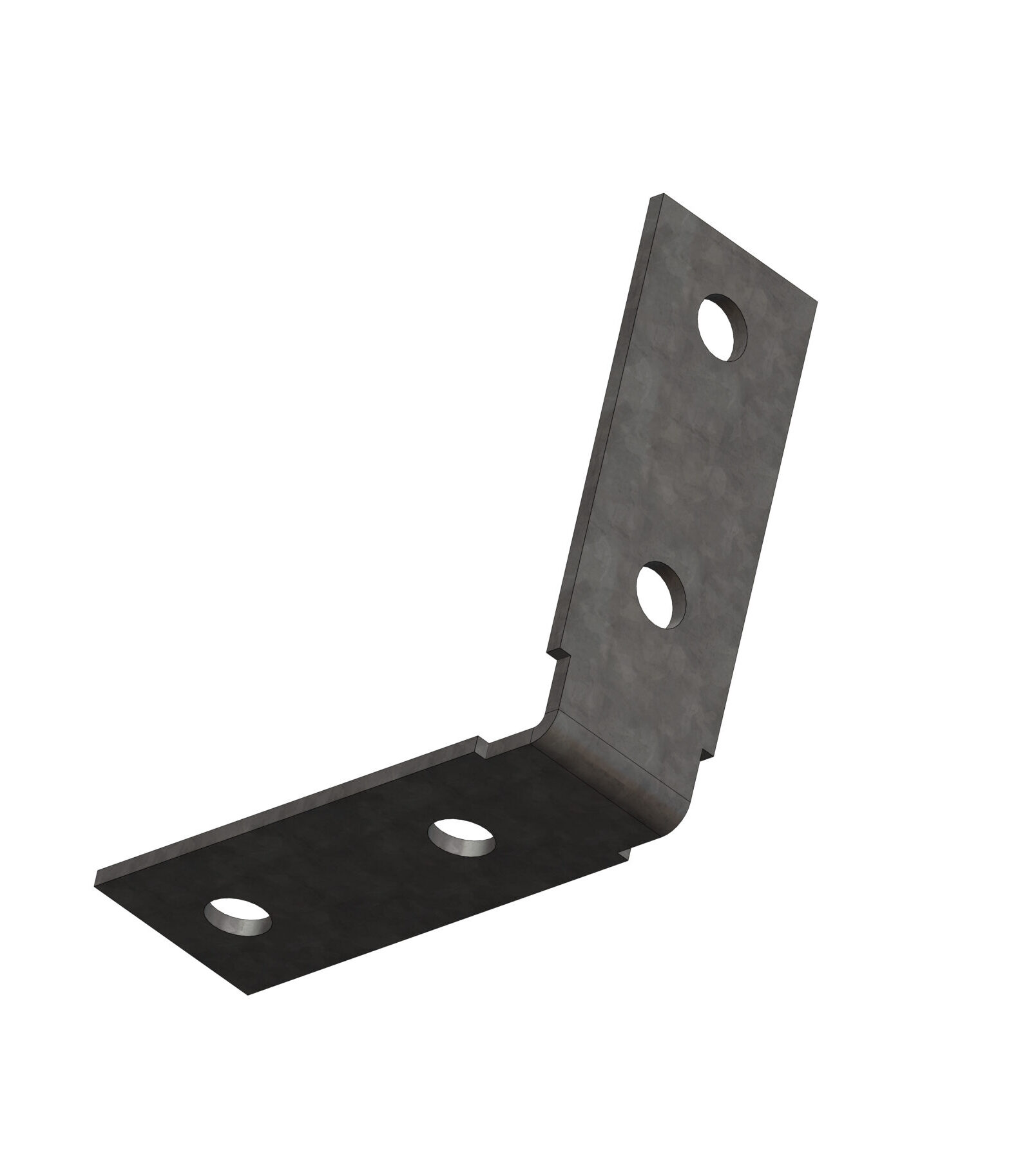 RLC 100 x 100 x 35 x 3 mm M10 Galvanised Angle Bracket