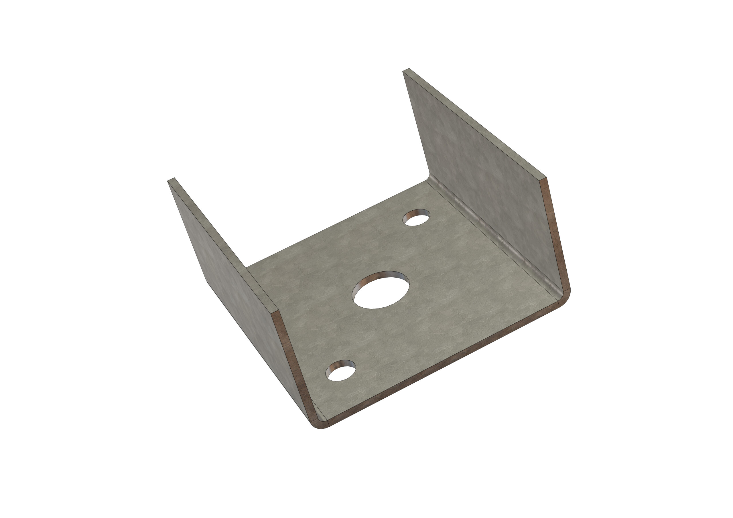 RLC 65 x 65 x 30 x 1.6mm Internal Fixing Post Bracket