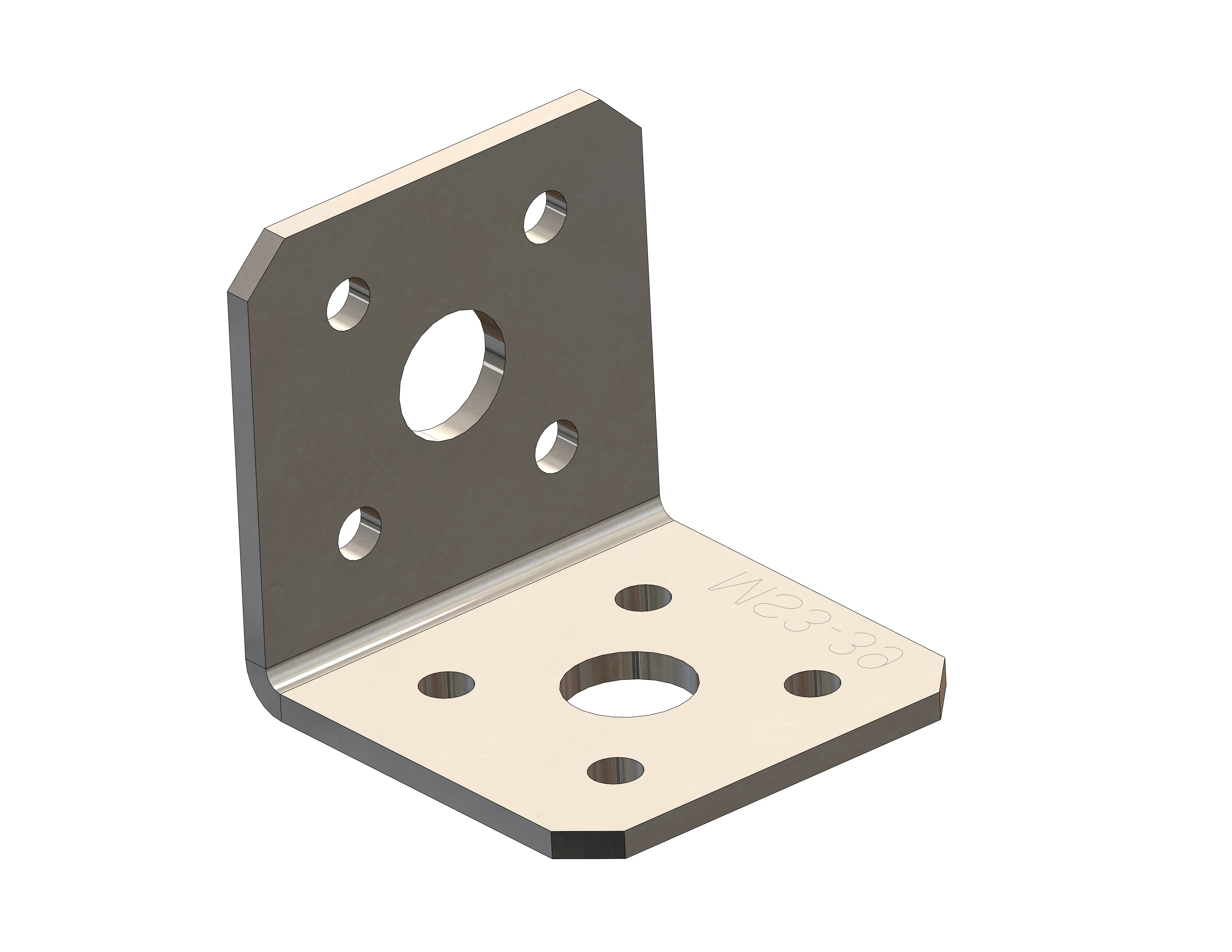 RLC 50 x 50 x 50 x 3 mm L shaped angle brackets
