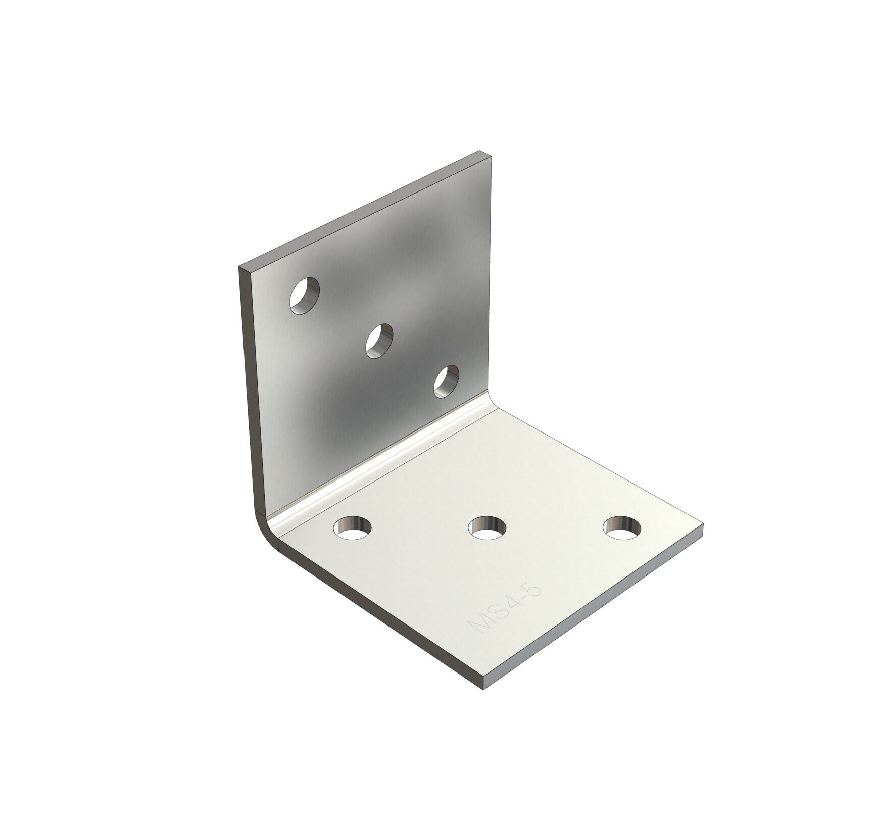 RLC 75 x 75 x 75 x 4mm Hot Dipped Galvanised Angle Bracket