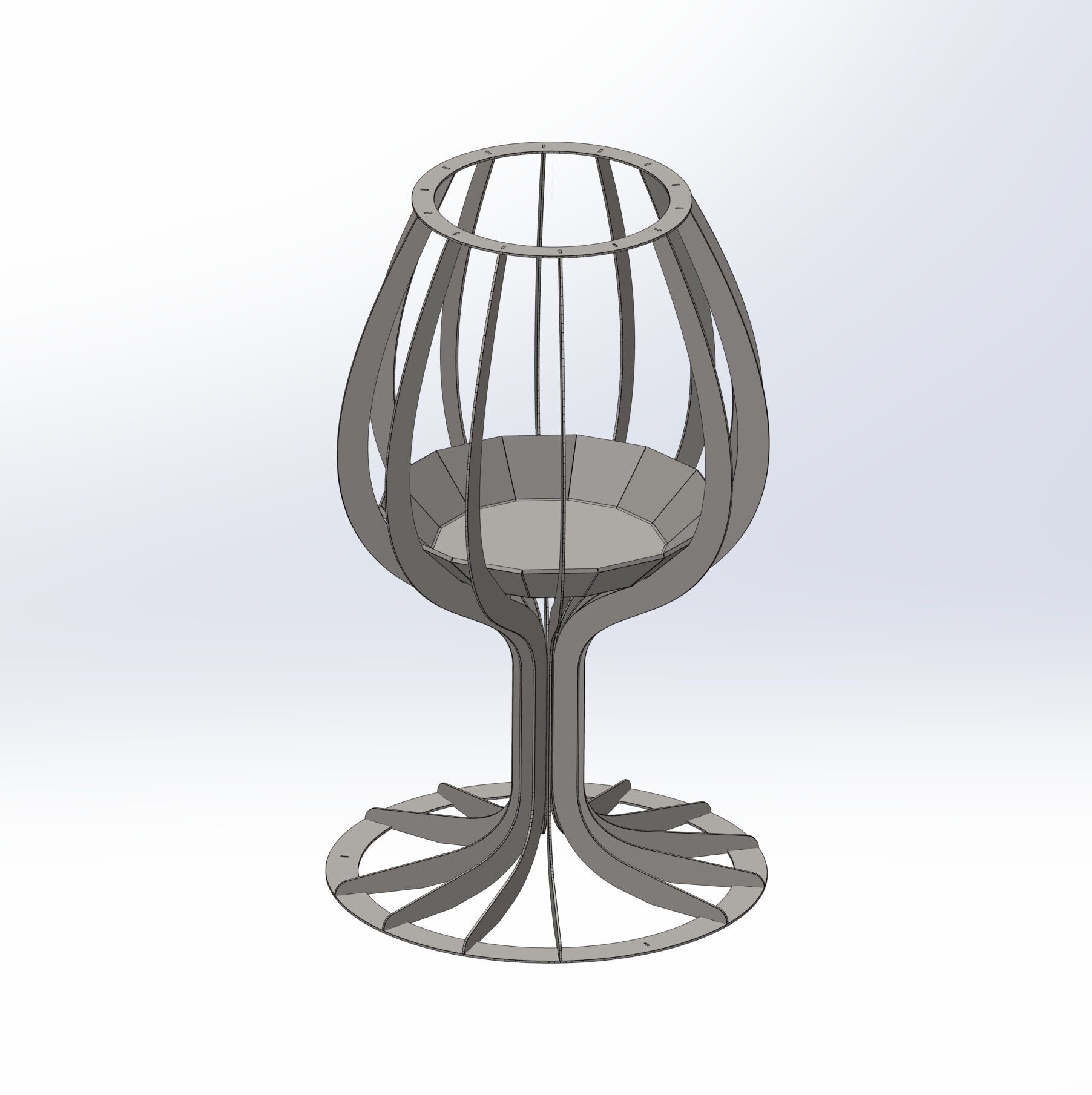 Wine Glass Firepit