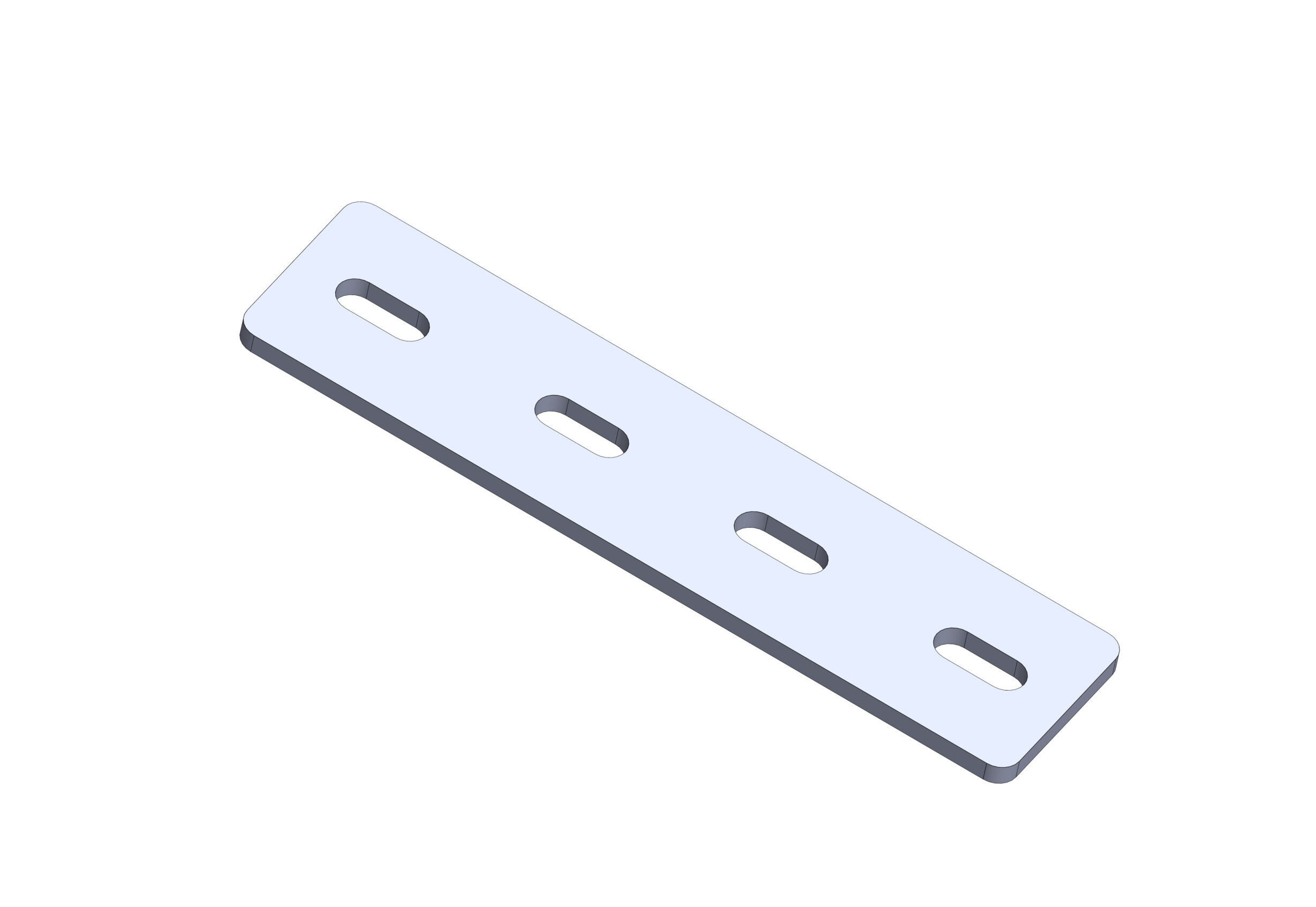 RLC 155 x 38 x 4mm Hot Dipped Galvanised Mending Plate