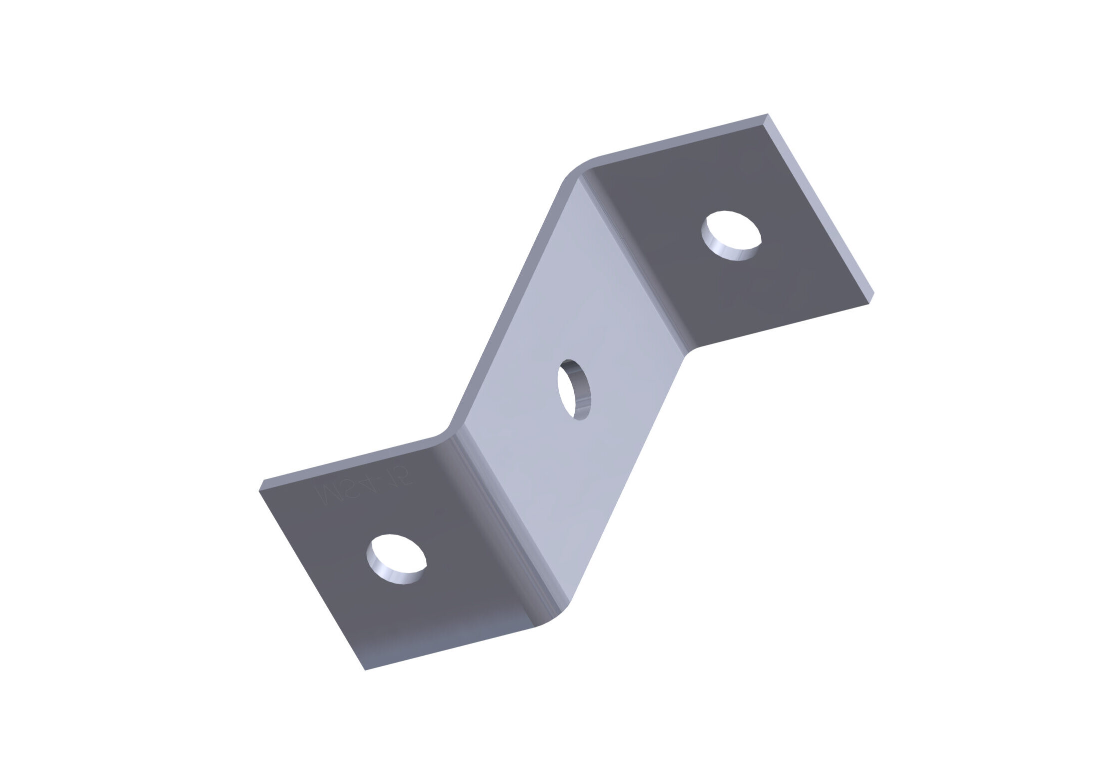 RLC 50 x 100 x 50 x 50 x 4mm Galvanised Z Bracket