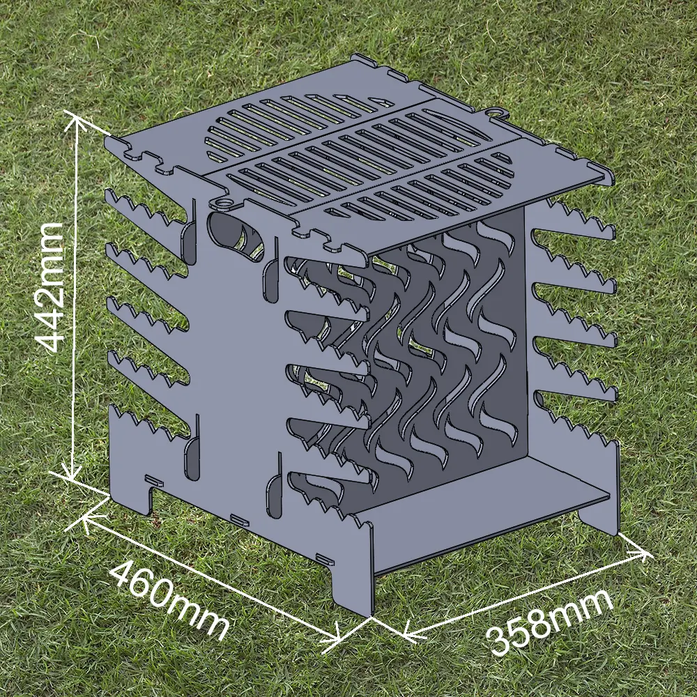 Vertical Double Sided BBQ | Adjustable High-Performance Grill Vertical Double Sided BBQ