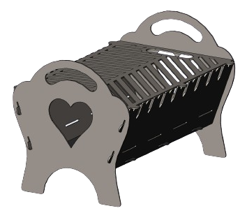 Heart Cradle BBQ & Firepit