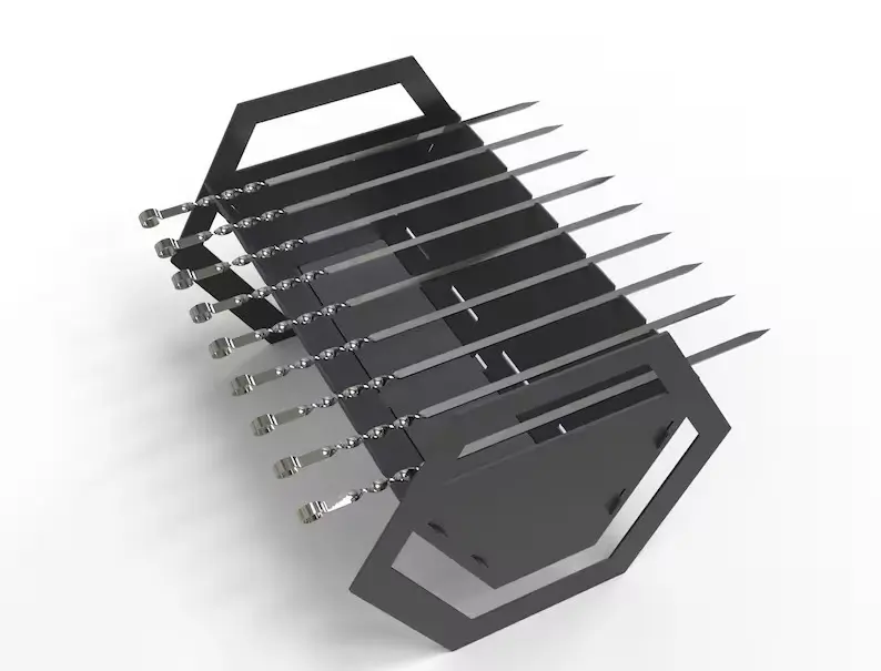 Hexa Disc BBQ & Firepit