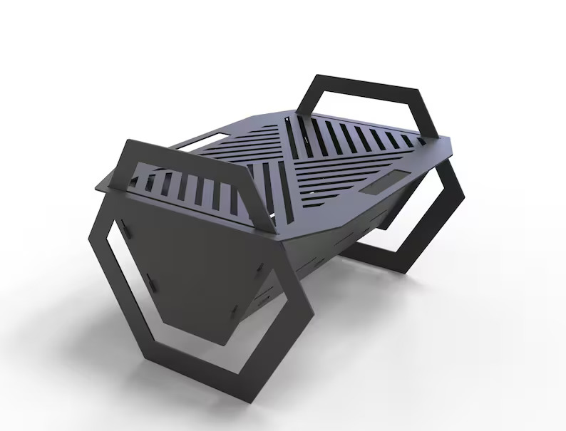 Hexa Disc BBQ & Firepit