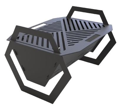 Hexa Disc BBQ & Firepit
