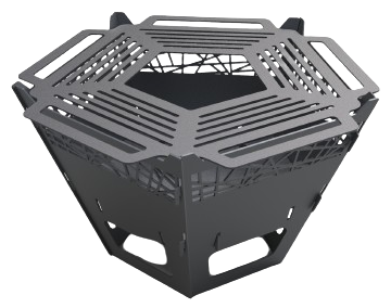 Ornate Pentagon BBQ & Firepit