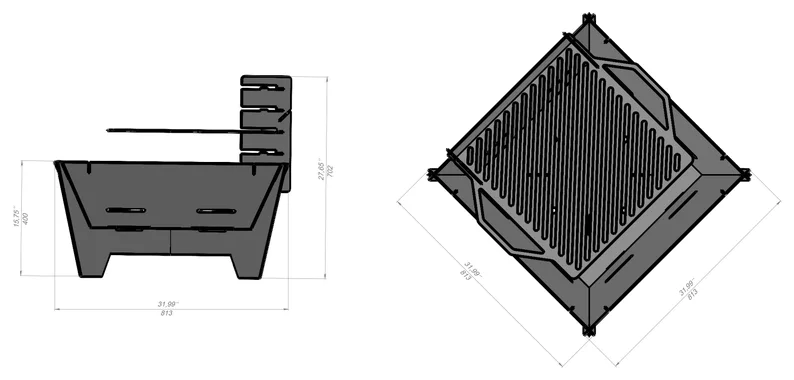StackGrill Plus BBQ | High-Performance Adjustable BBQ Grill Stackgrill Plus BBQ