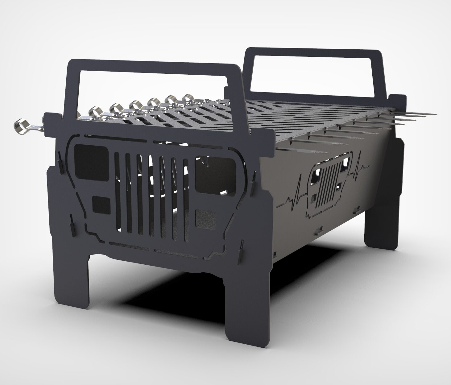 Jeep Wrangler (YJ) BBQ & Firepit