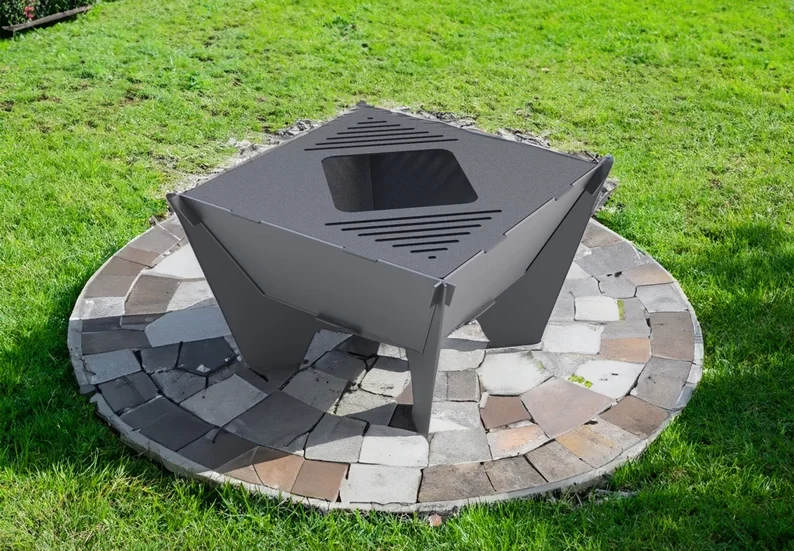 Metro Fire Square BBQ & Firepit
