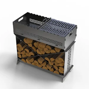 Ornate WoodRack BBQ & Firepit