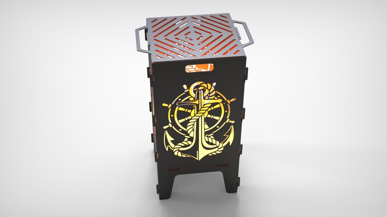 Anchor+Sailboat Firebox & BBQ