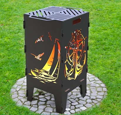 Anchor+Sailboat Firebox & BBQ