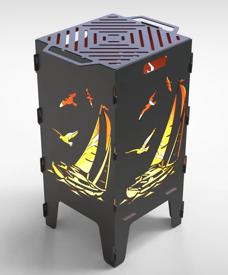Sailboat Firebox & BBQ