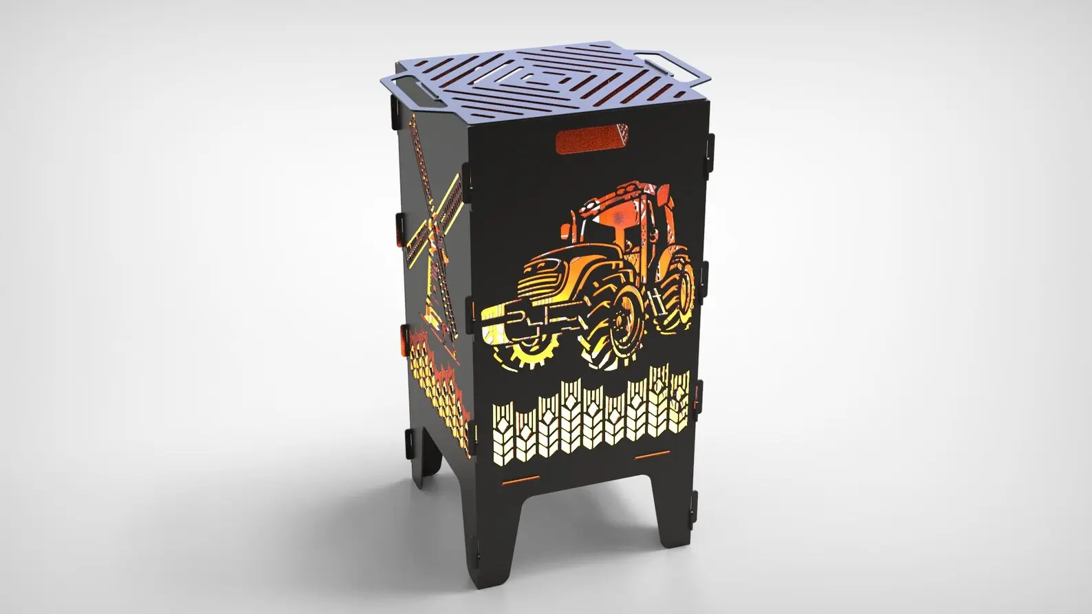 Tractor+Mill Firebox & BBQ