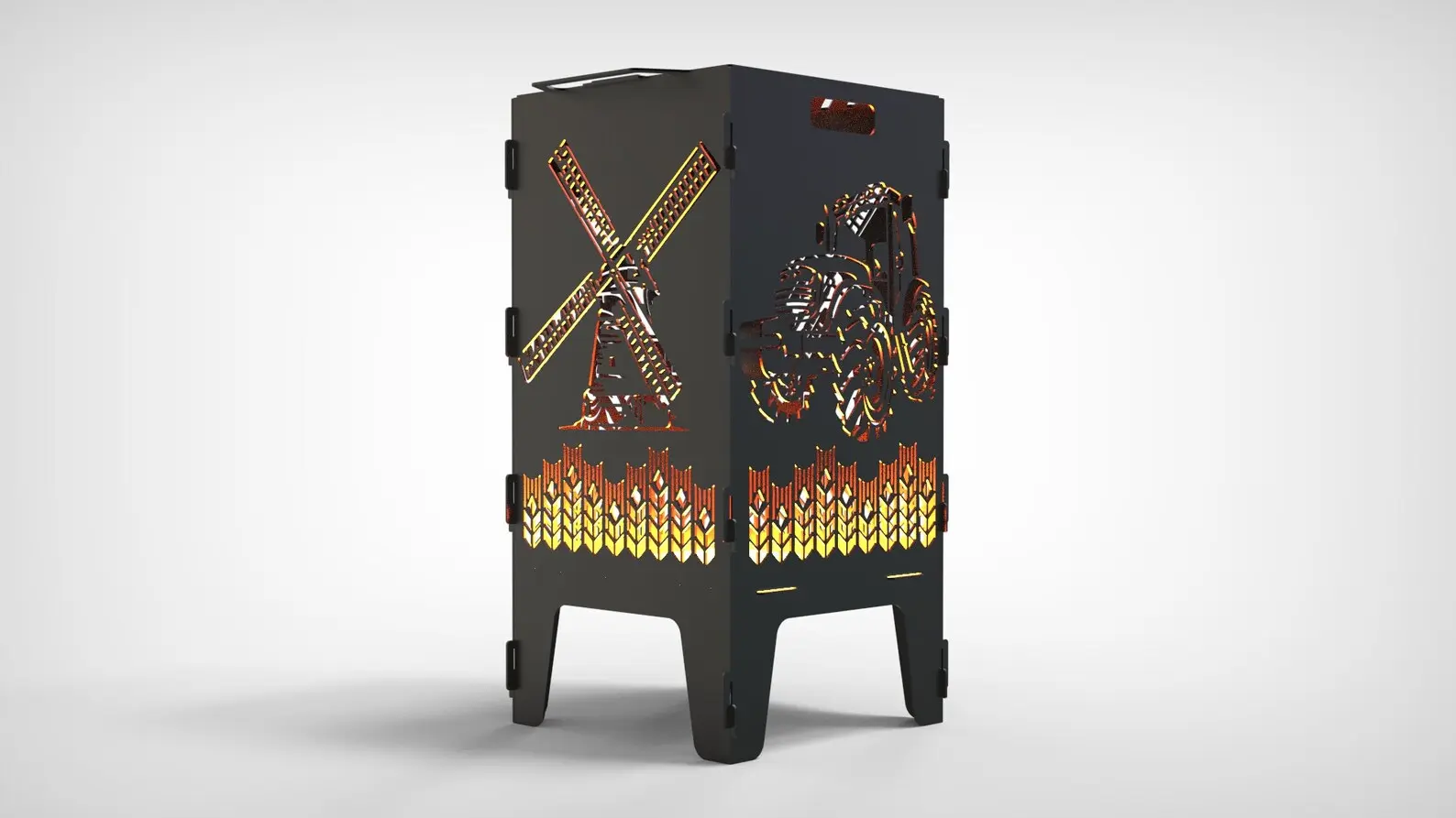 Tractor+Mill Firebox & BBQ