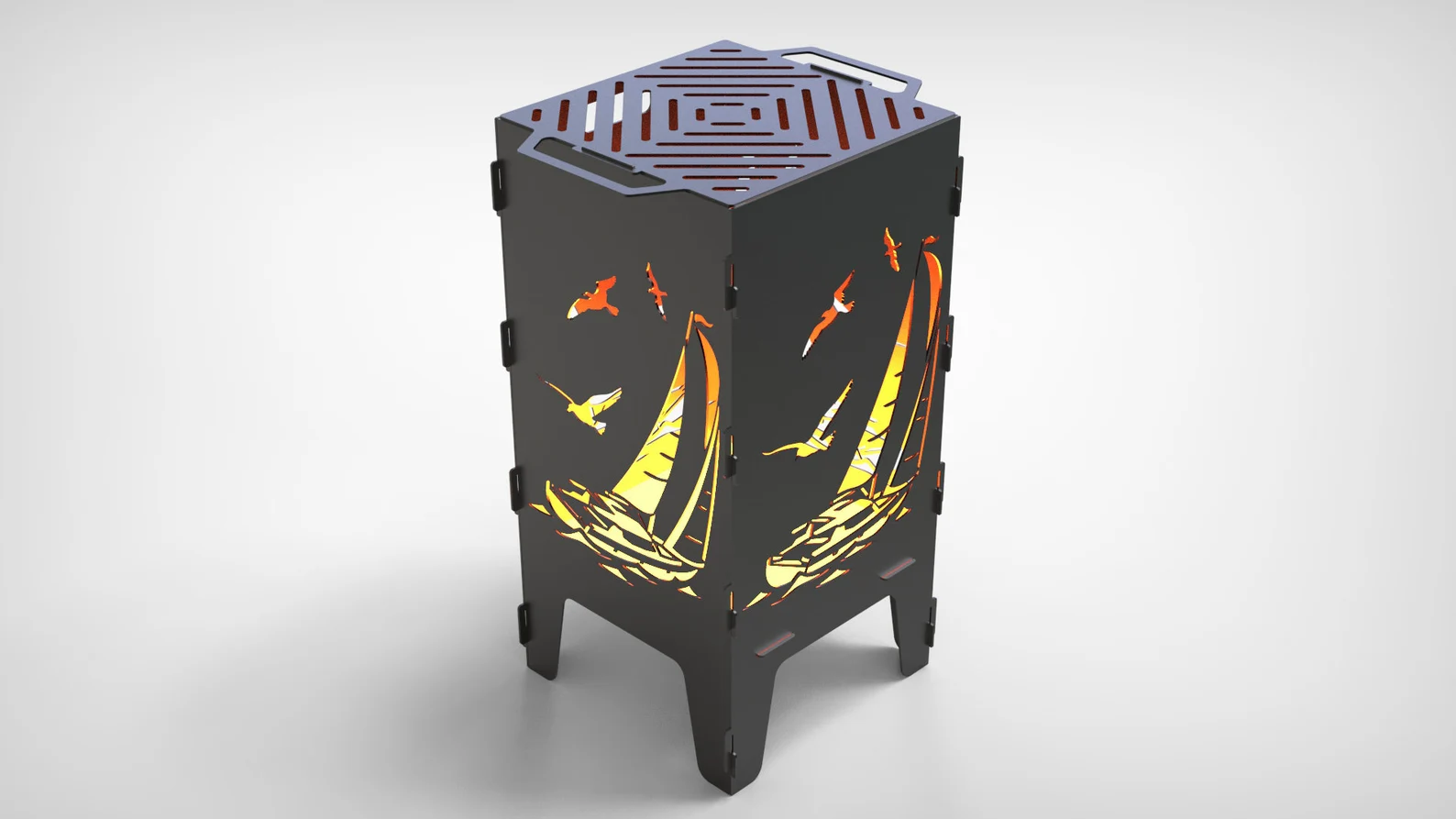 Sailboat Firebox & BBQ