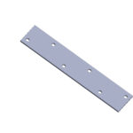 Galvanised Mending Plate 375x75mm | Structural Bracket RLC 375 x 75 x 5mm Galvanised Mending Plate Bracket