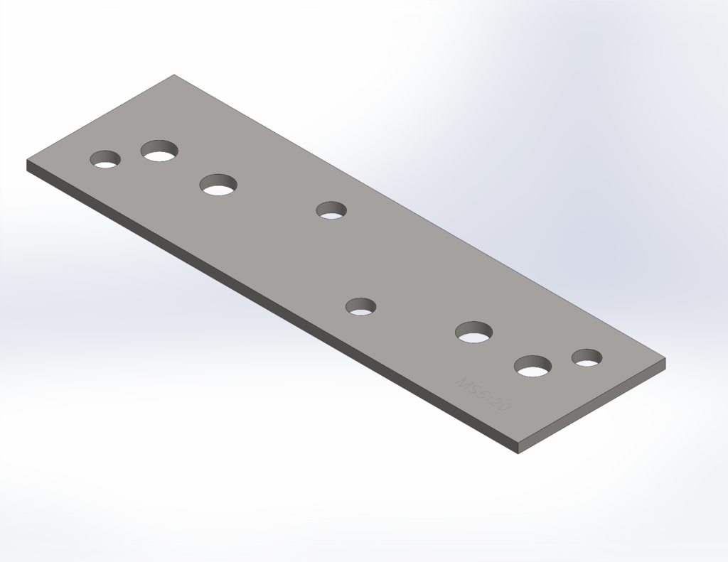 Mending Plate 250x75mm | Heavy-Duty Galvanised Plate RLC 250 x 75 x 5mm Galvanised Mending Plate Bracket