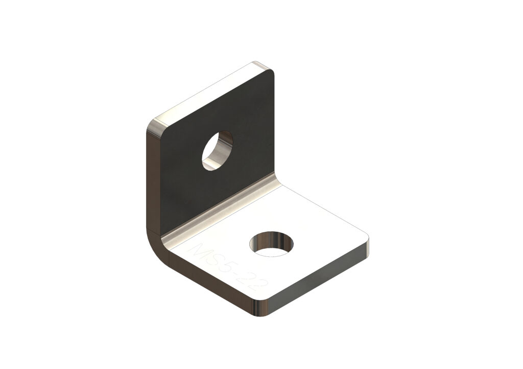 RLC 40 x 40 x 40 x 5mm M10 Galvanised Angle Bracket