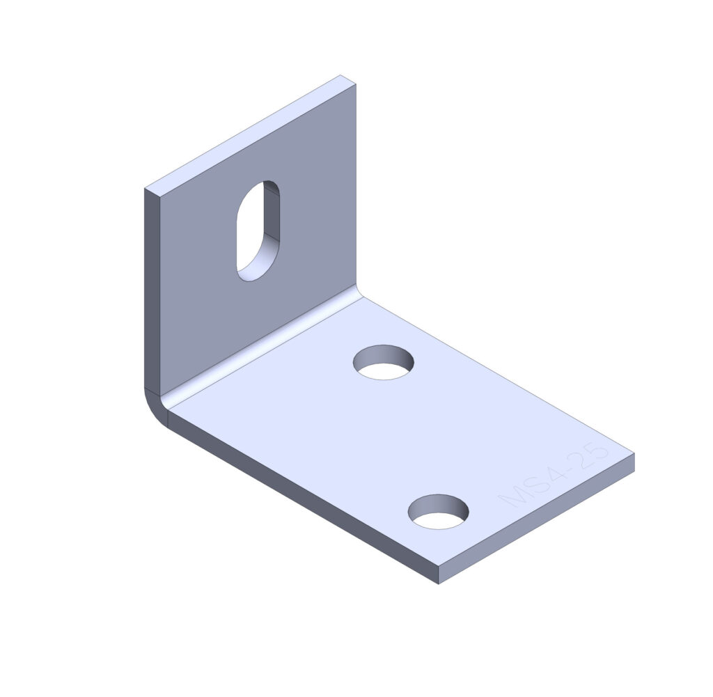 RLC 75 x 50 x 50 x 4mm Hot Dipped Galvanised Angle Bracket