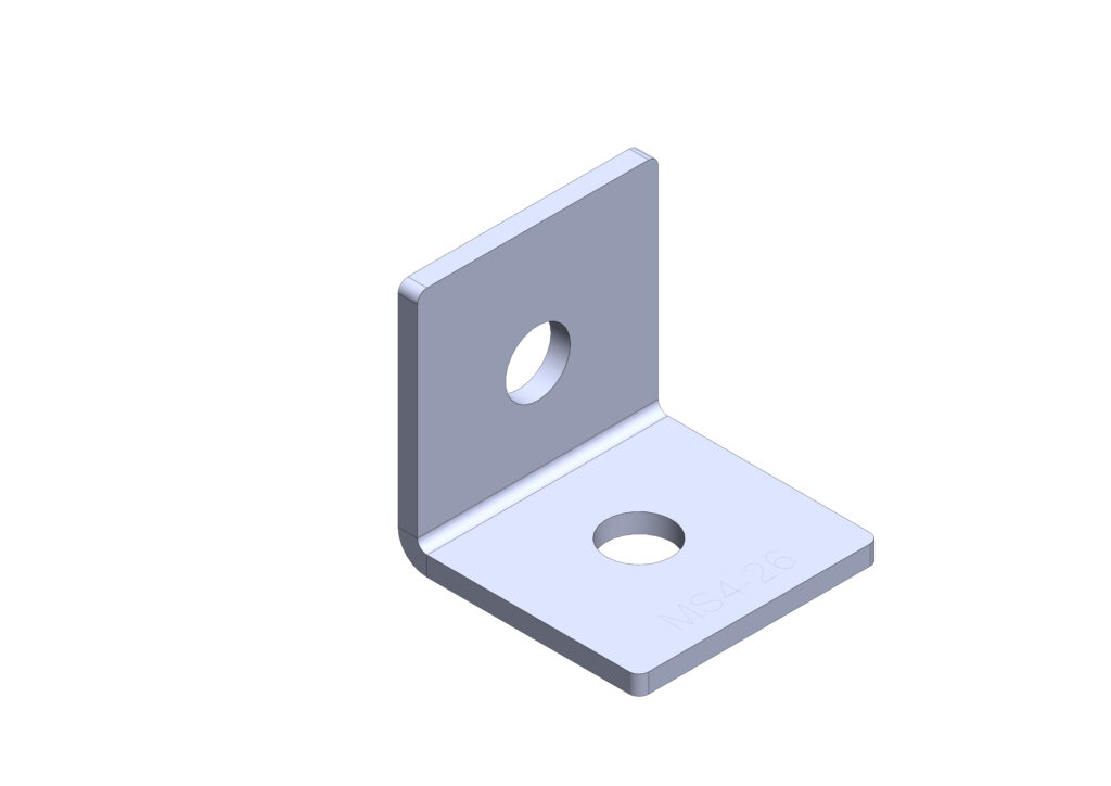 RLC 50 x 50 x 50 x 4mm Zinc Plated Angle Bracket