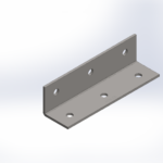 M12 Structural Angle Bracket | 65mm x 65mm x 240mm Heavy Duty RLC 65 x 65 x 5 x 240mm M12 Structural Angle Bracket