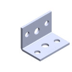 Galvanised Angle Bracket 50x75mm | Corrosion Resistant RLC 50 x 50 x 75 x 4mm Hot Dipped Galvanised Angle Bracket