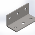 M12 Structural Angle Bracket 65x140mm | Heavy-Duty Support RLC 65 x 65 x 5 x 140mm M12 Structural Angle Bracket