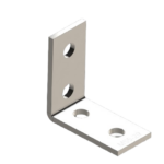 M12 Galvanised Angle Bracket | 80mm x 80mm x 40mm RLC 80 x 80 x 40 x 5mm M12 Galvanised Angle Bracket