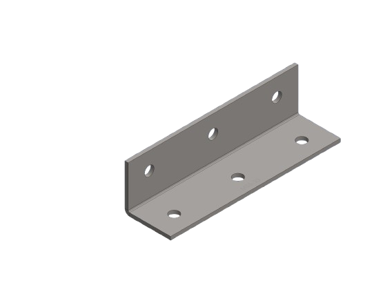 RLC 65 x 65 x 5 x 240mm M12 Structural Angle Bracket