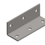 M12 Structural Angle Bracket 65x190mm | Industrial Grade RLC 65 x 65 x 5 x 190mm M12 Structural Angle Bracket