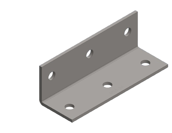 RLC 65 x 65 x 5 x 190mm M12 Structural Angle Bracket