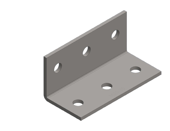 RLC 65 x 65 x 5 x 140mm M12 Structural Angle Bracket