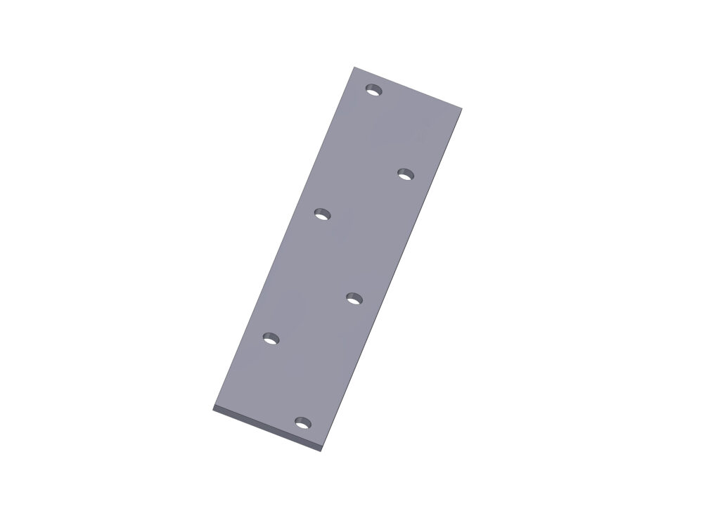 Galvanised Mending Plate 375x75mm | Structural Bracket RLC 375 x 75 x 5mm Galvanised Mending Plate Bracket
