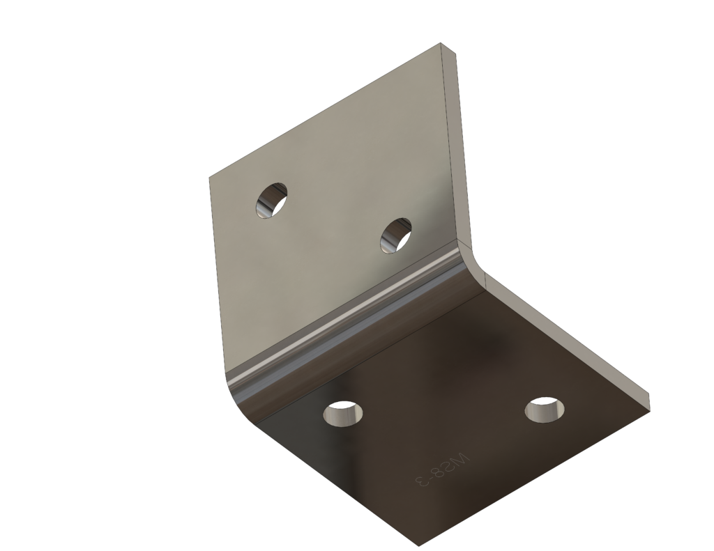 Heavy-Duty Angle Bracket | M12 Structural Support Bracket RLC 100 x 100 x 8 x 100mm M12 Structural Angle Bracket