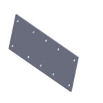 Mending Plate 350x125mm | Heavy-Duty Galvanised Bracket RLC 350 x 125 x 5mm Galvanised Mending Plate Bracket