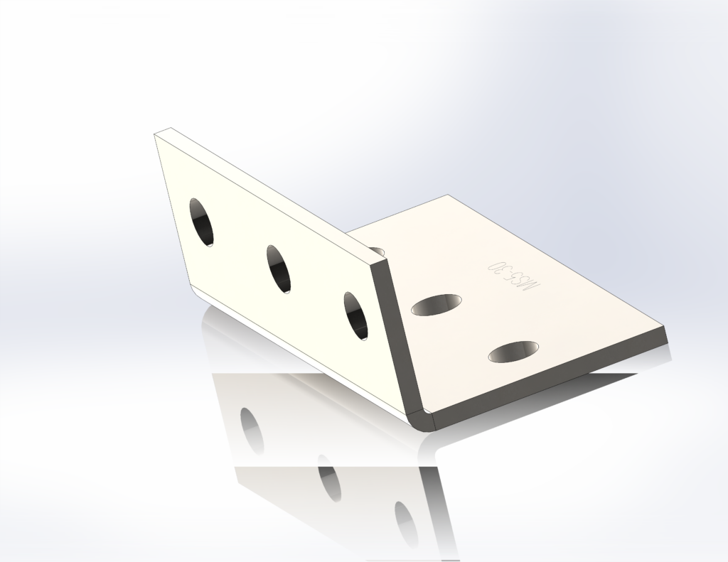 Hot Dipped Galvanised Angle Bracket | 75mm x 50mm x 50mm RLC 75 x 50 x 5 x 140mm M12 Structural Angle Bracket