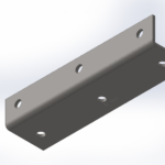 Heavy Duty M12 Angle Bracket | 75mm x 50mm x 190mm RLC 75 x 50 x 5 x 290mm M12 Structural Angle Bracket